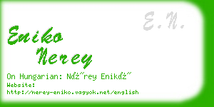 eniko nerey business card